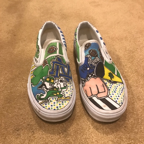 custom notre dame shoes
